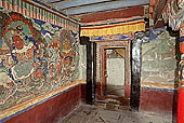 Ladakh - Sankar gompa (Leh), mural paintings 